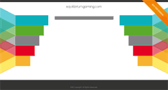 Desktop Screenshot of equilibriumgaming.com