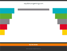 Tablet Screenshot of equilibriumgaming.com